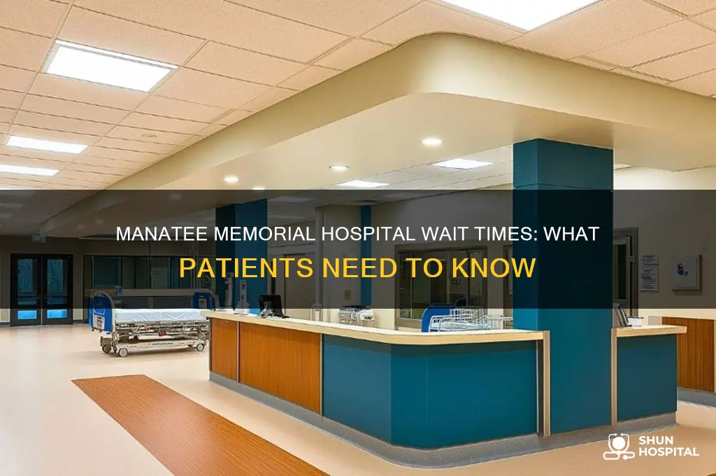 what is the wait time at manatee memorial hospital