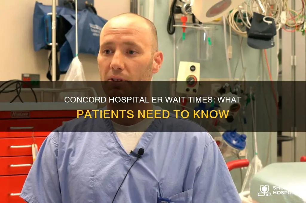 what is the wait time at the concord hospital er