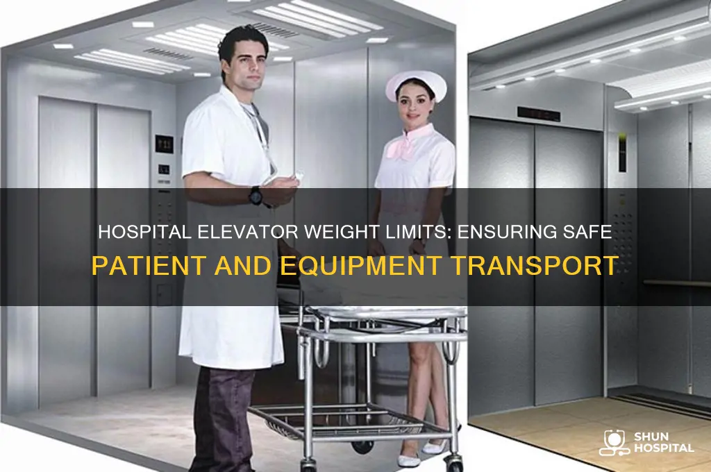 what is the weight capacity of a hospital elevator