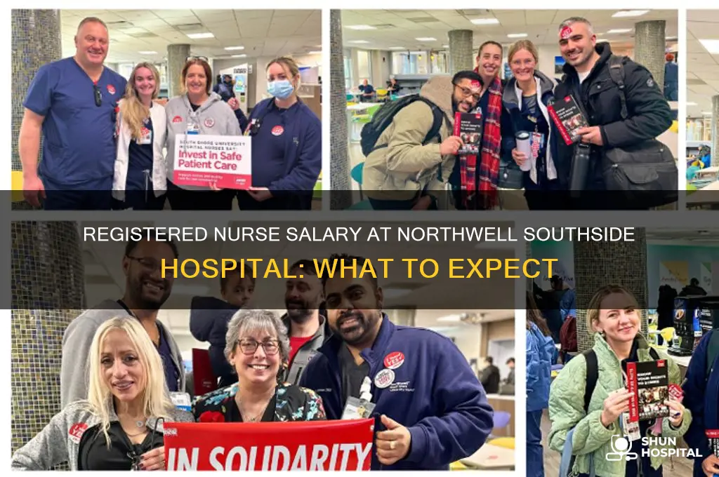 what is theregistered nurse saalry at northwell southside hospital