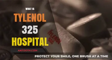 Understanding Tylenol 325: Uses, Dosage, and Hospital Administration
