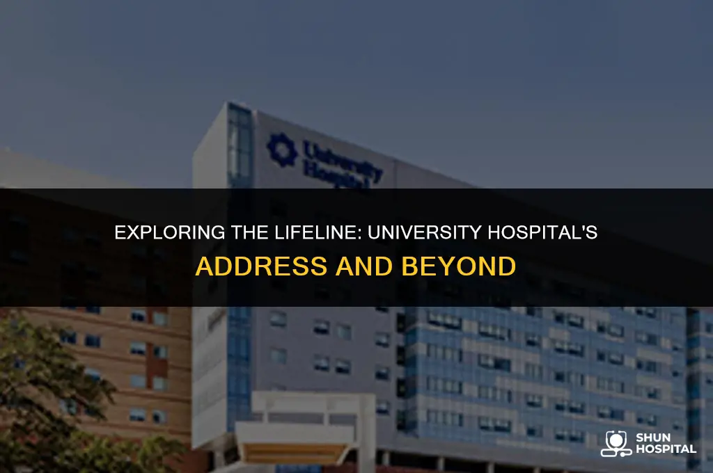 what is university hospital adderrss