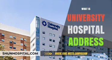 Exploring the Location: University Hospital's Complete Address Guide