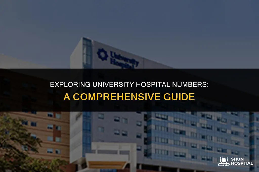 what is university hospital number