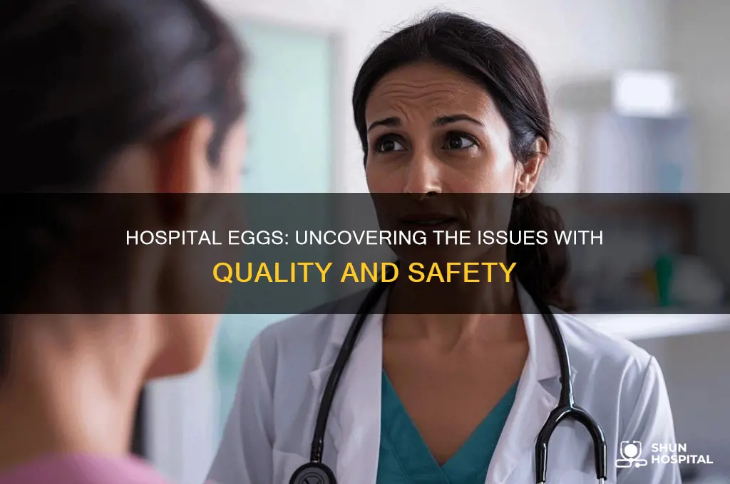 what is wrong with the eggs served in a hospital