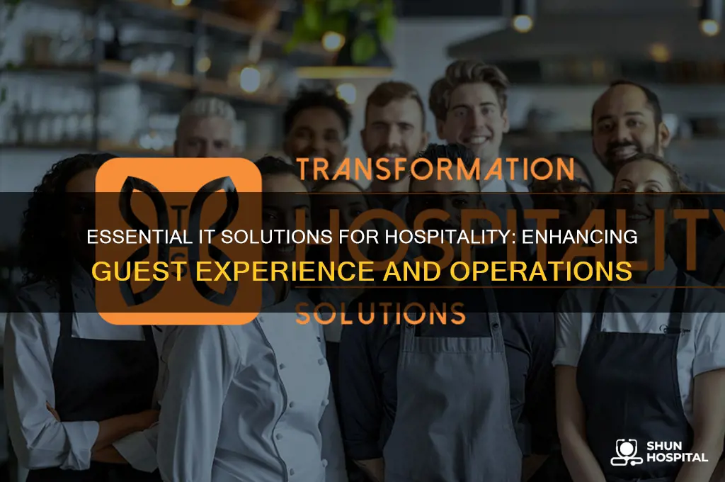 what it solutions need to run for hospitality industry