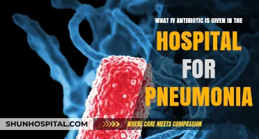 Effective IV Antibiotics Administered in Hospitals for Pneumonia Treatment