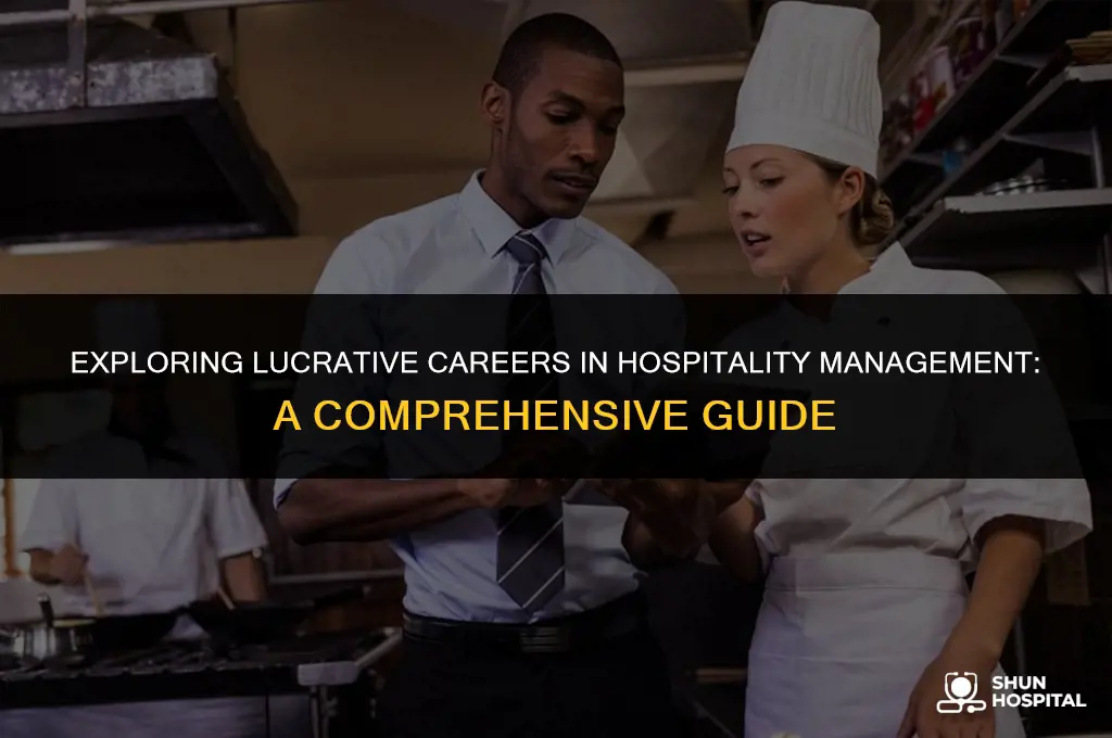 what job in hospitality management