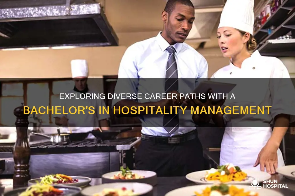 what jobs are available with a bachelors in hospitality managment