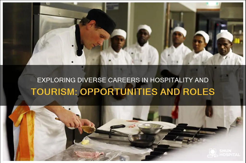 what jobs are in the career cluster hospitality and tourism