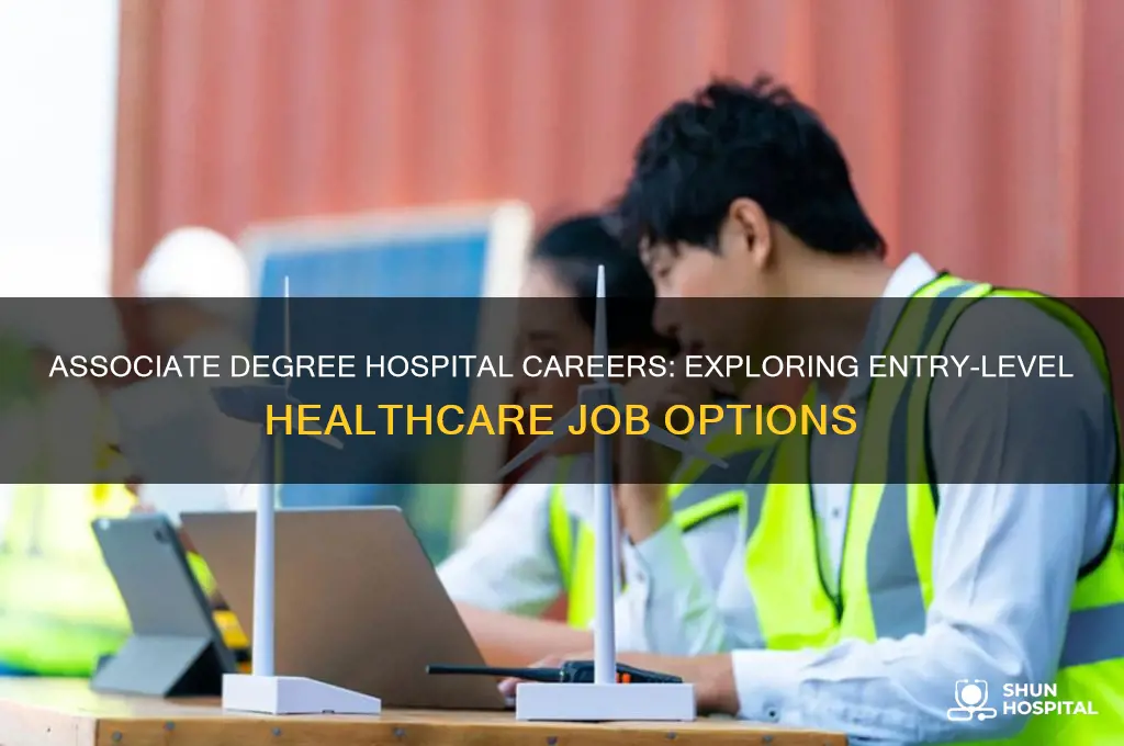 what jobs in the hospital require a associate degree