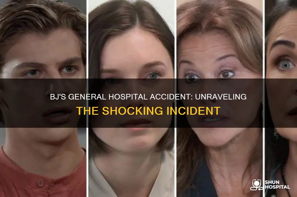what kind of accident did bj have on gerneral hospital