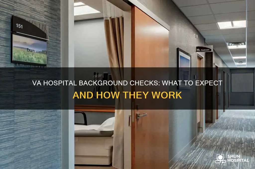 what kind of background check does va hospital do