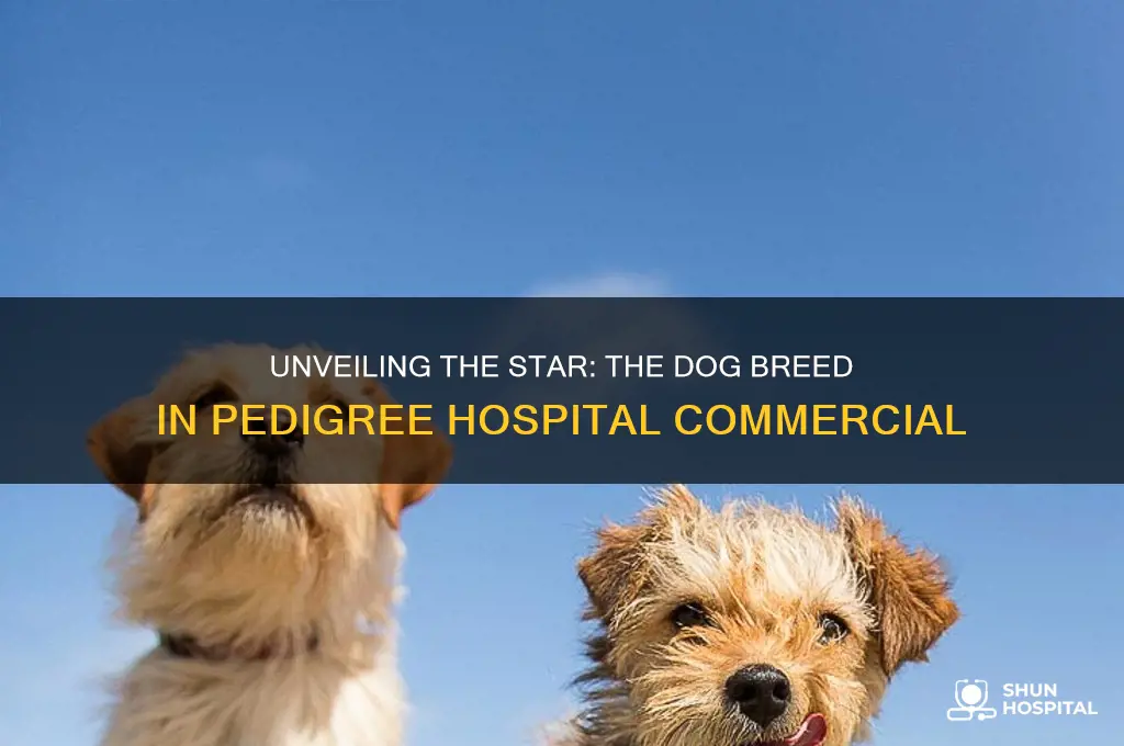 what kind of dog is in the pedigree hospital commercial