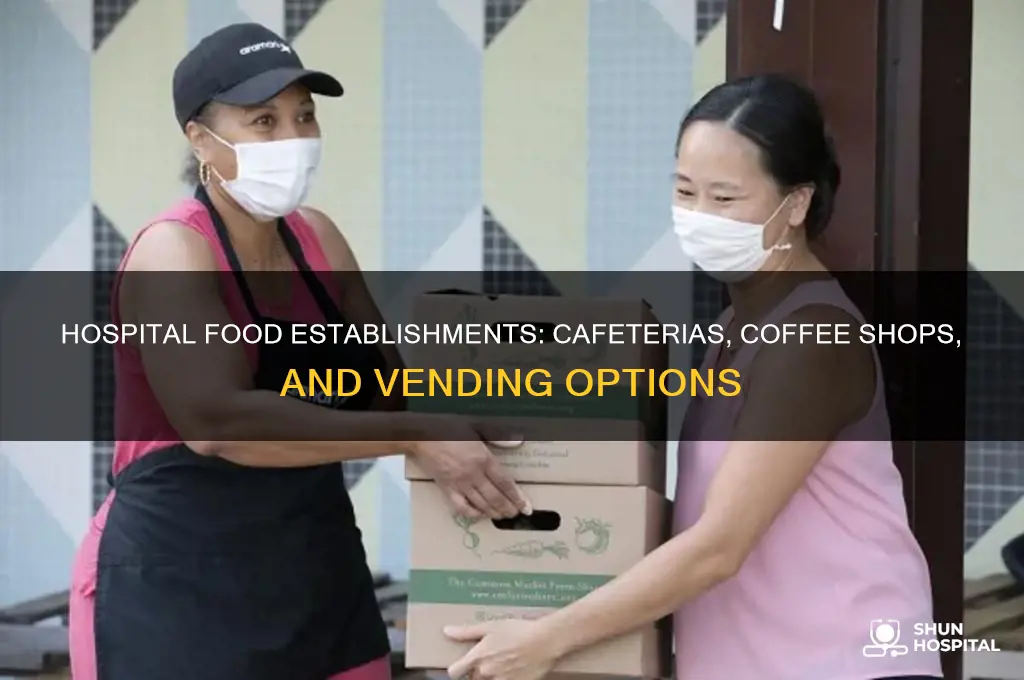 what kind of food establishments are usually found in hospitals