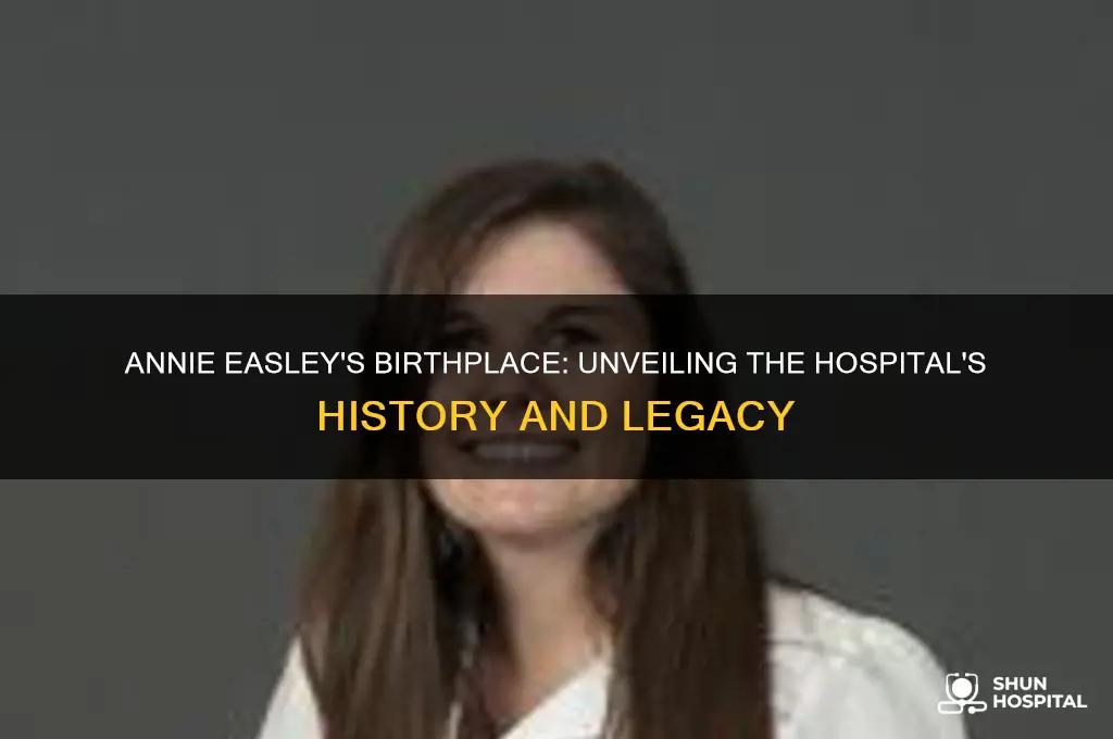 what kind of hospital was annie easley born in