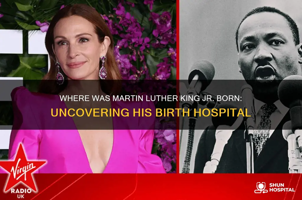 what kind of hospital was martin luther king born