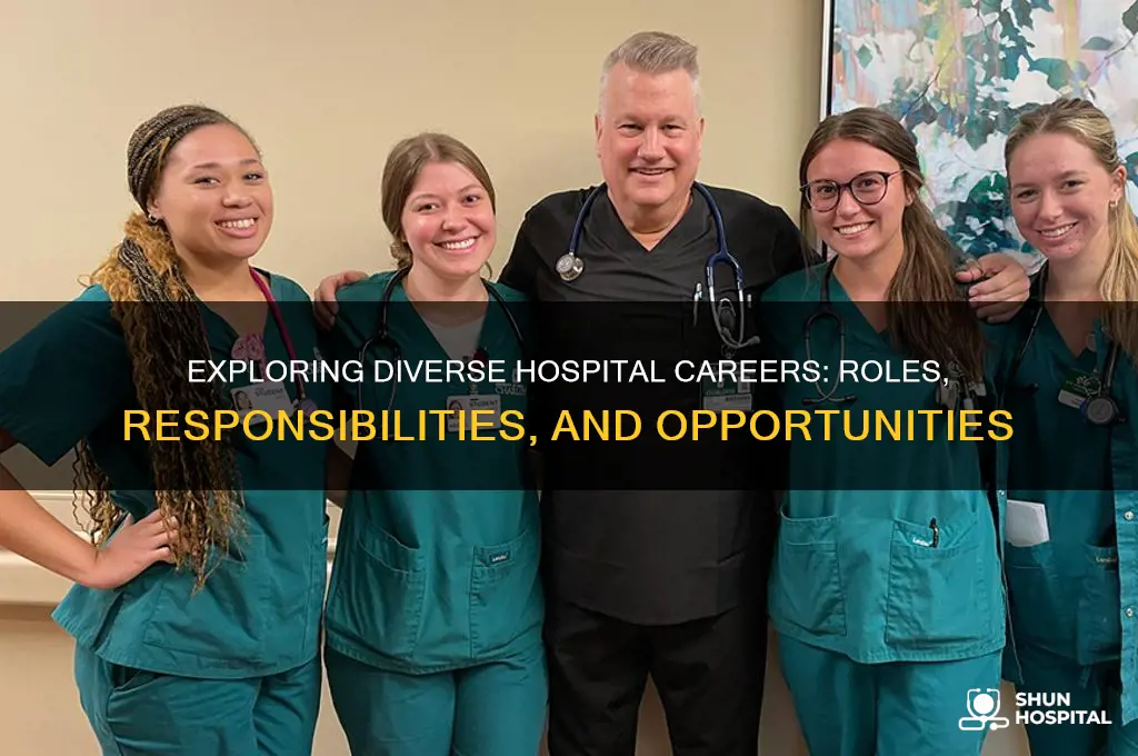 what kind of jobs are in the hospital setting