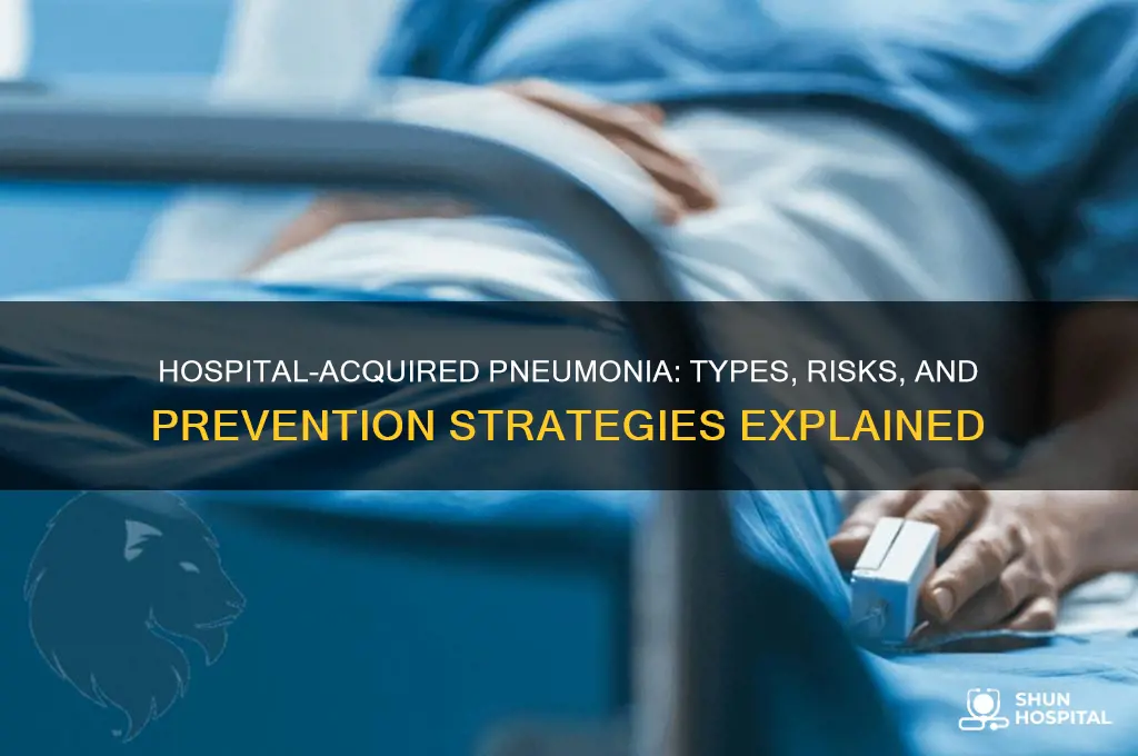 what kind of pneumonia would happen while in the hospital