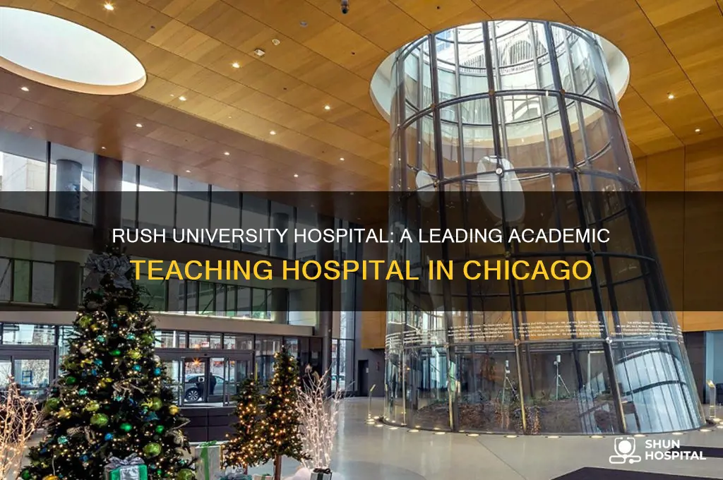 what kind of teaching hospital is rush university hospital