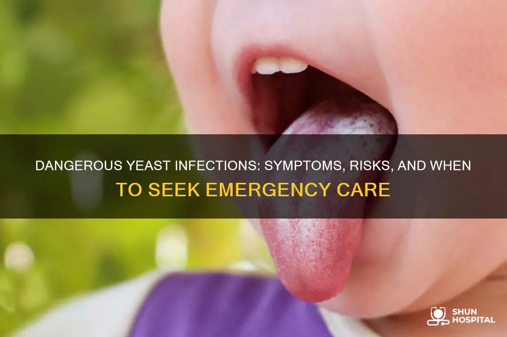 what kind of yeast ingecrion put u in the hospital