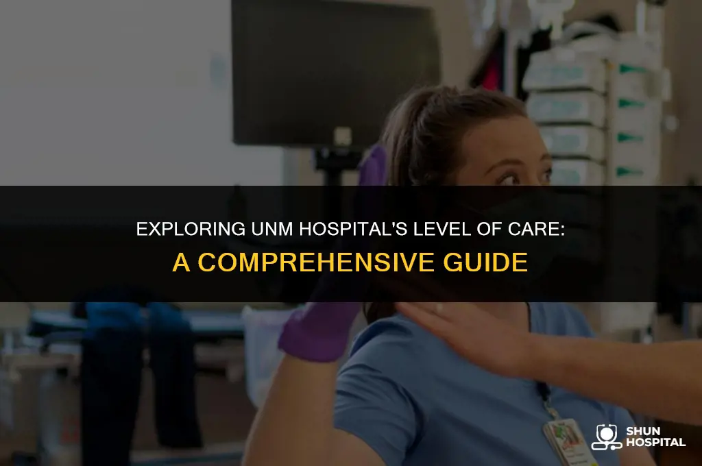 what level is unm hospital