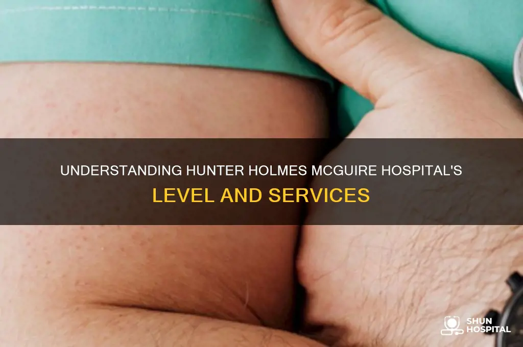 what level of hospital is hunter holmes mcguire hospital