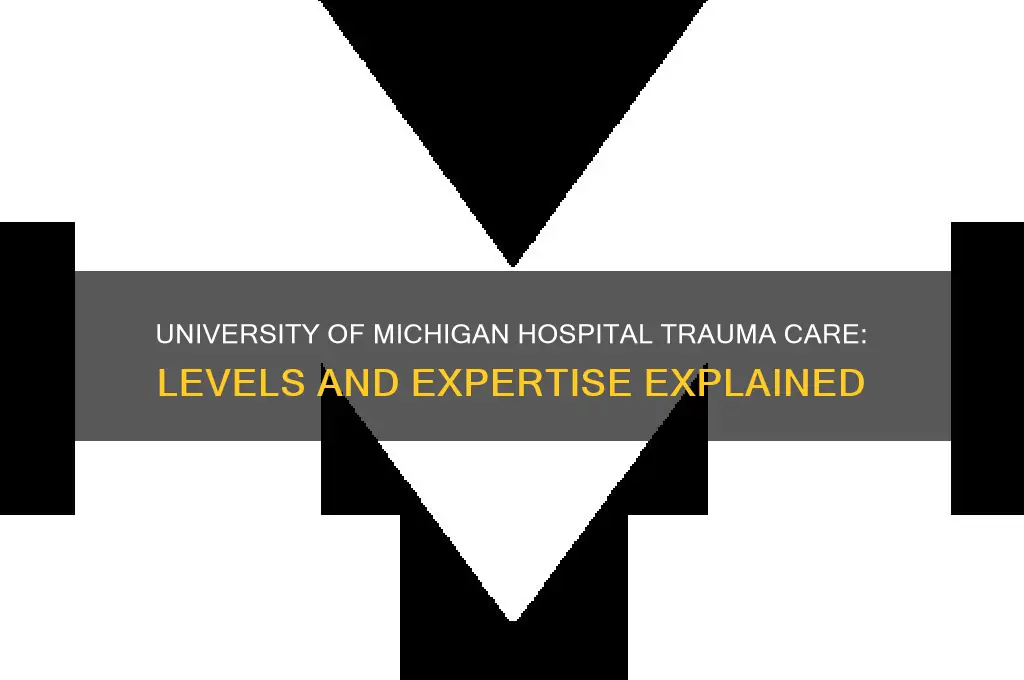 what level of trauma is university of michigan hospital