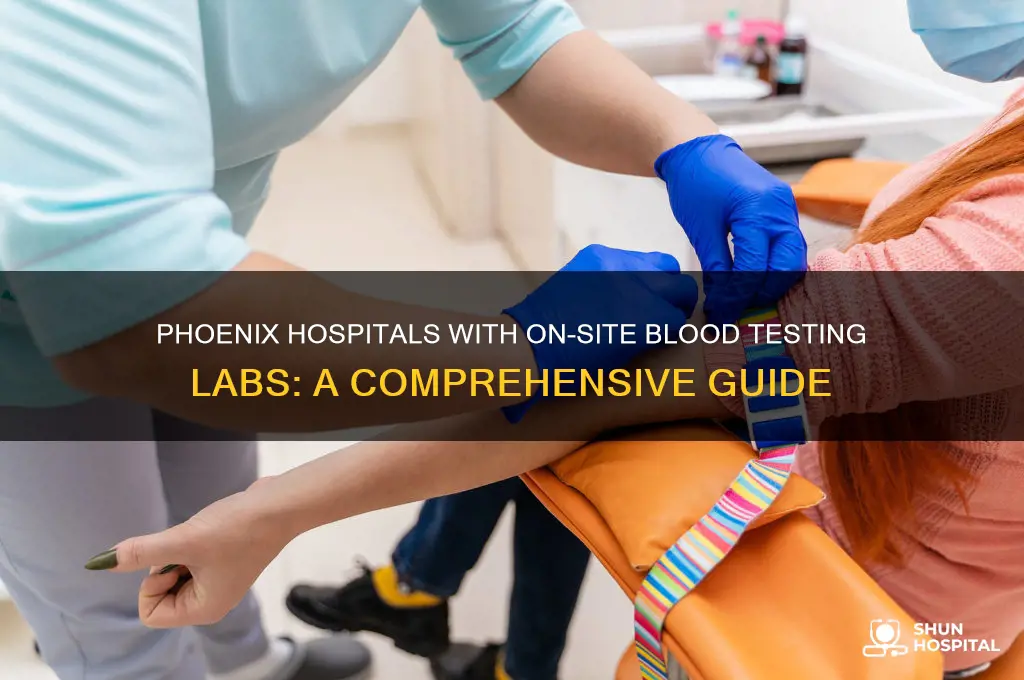 what local hospitals in phoenix have blood testing labs