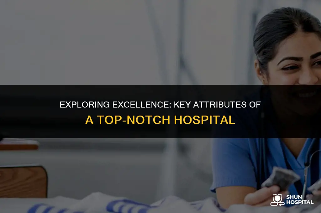 what makes a good hospital