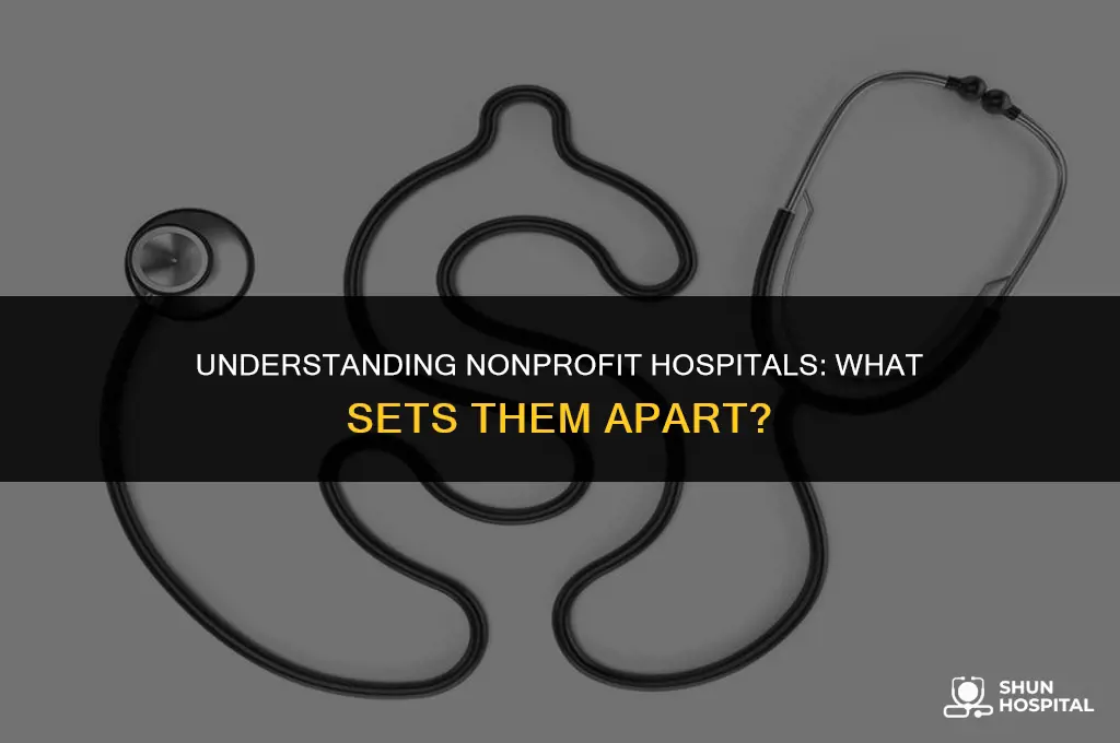 what makes a hospital nonprofit