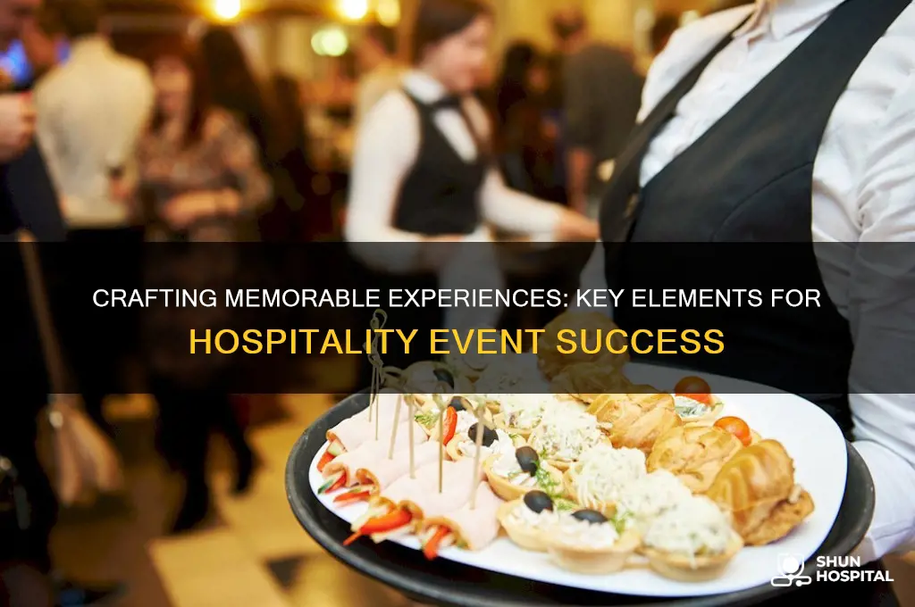 what makes a successful event in the hospitality industry