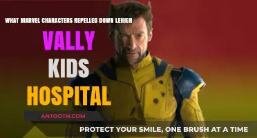 Marvel Heroes Repel Down Lehigh Valley Kids Hospital: A Heartwarming Visit