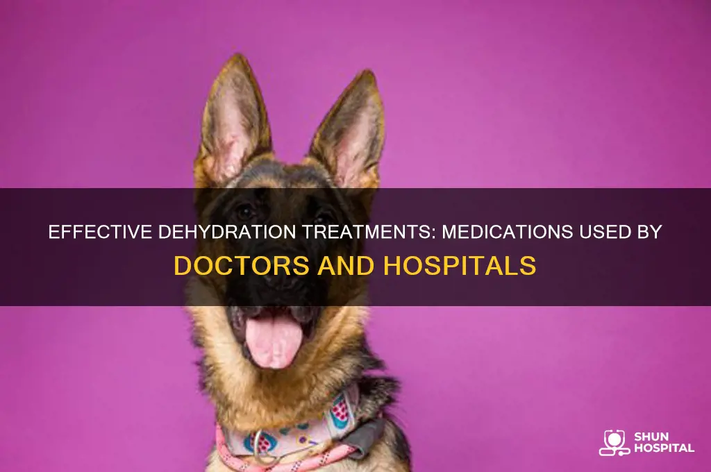 what medication do doctors and hospitals give you for dehydration