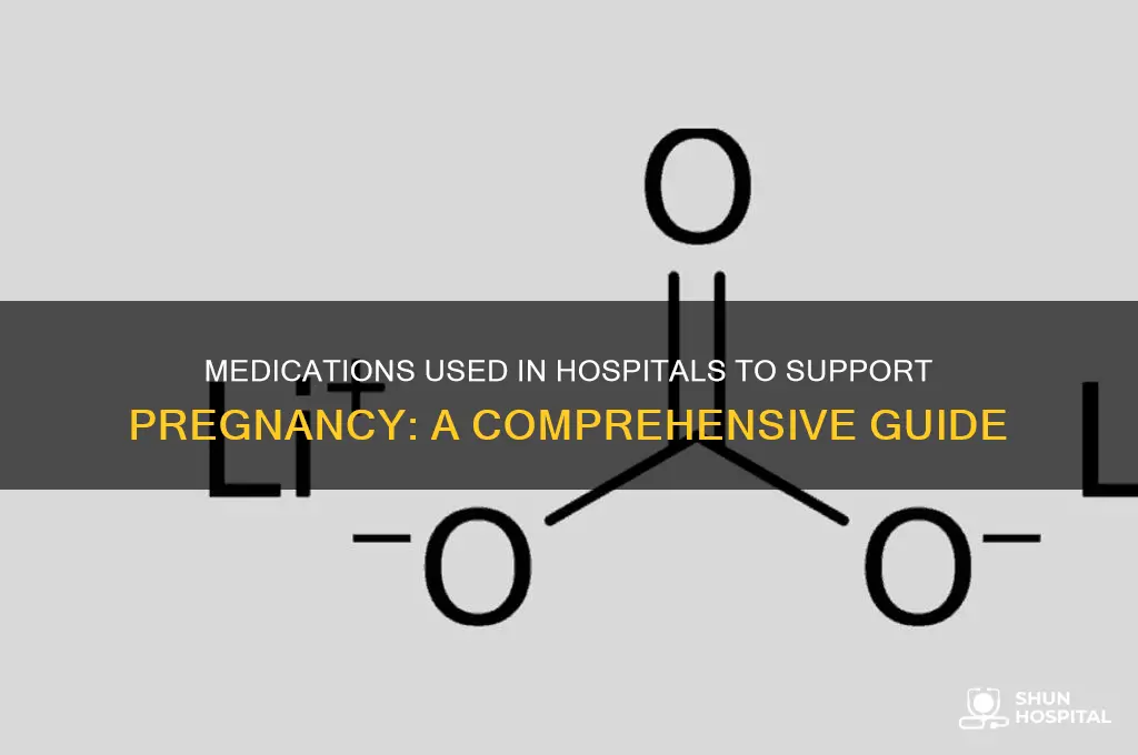 what medicine do hospitals give to keep you pregnant