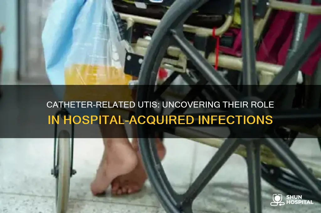 what percent of hospital acquired utis are from catheters