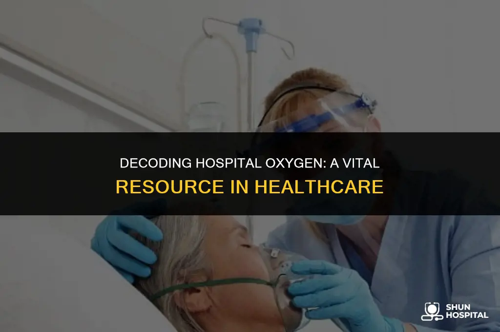 what percentage is hospital oxygen