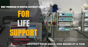 Life Support's Power Demand: Hospital Electricity Usage Breakdown