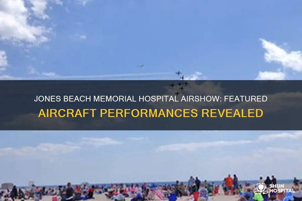 what planes are performing at jones beach memorial hospital