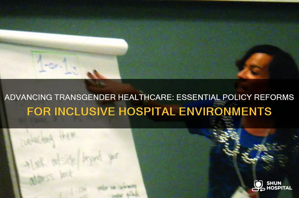what policy changes are needed in hospitals related to transgender