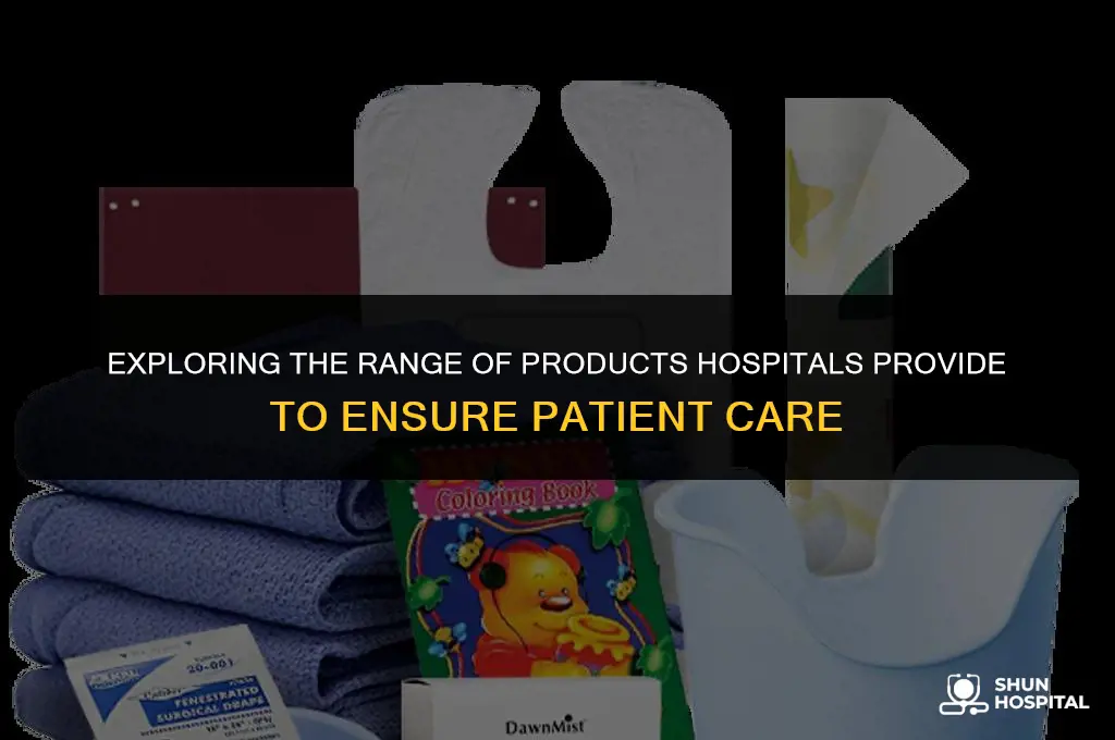 what product do hospitals provide