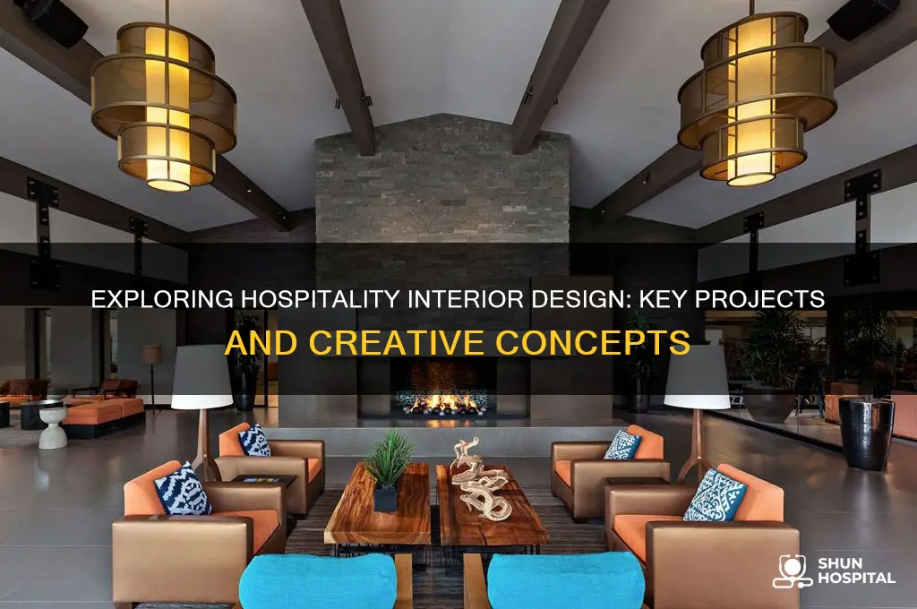 what projects in interior design fall under hospitality category