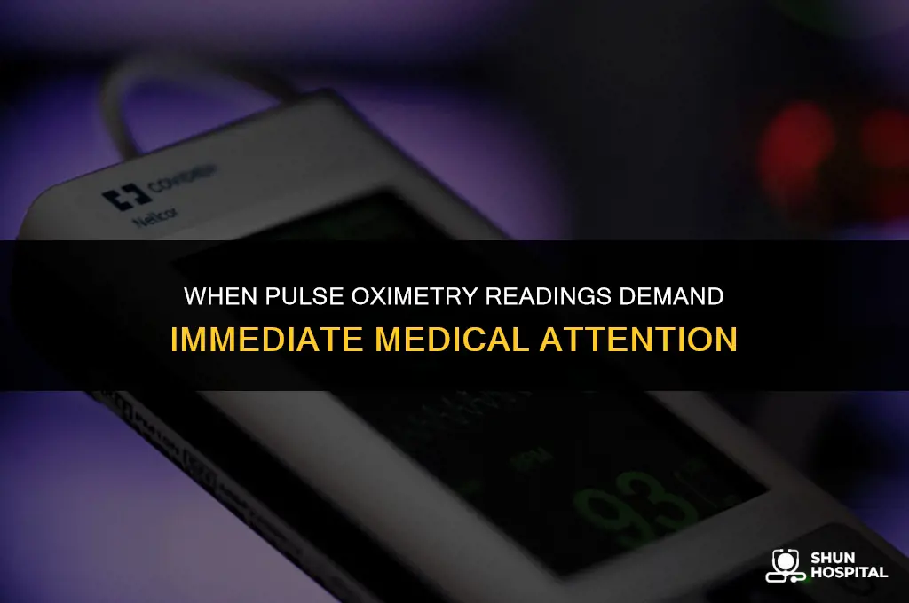 what pulse ox requires hospitalization