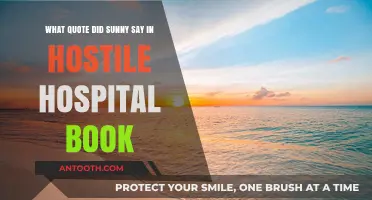 Sunny's Memorable Quote from the Hostile Hospital Book Revealed
