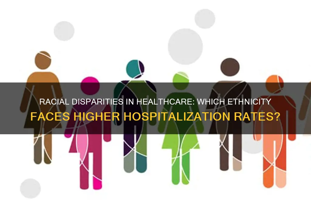 what race is most likely to be in hospital