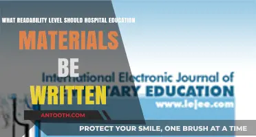 Optimal Readability for Hospital Education: Ensuring Patient Understanding and Clarity