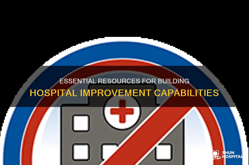 what resources are needed to develop improvement capability in hospital