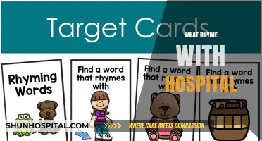 Exploring Rhymes: Words That Harmonize with 'Hospital