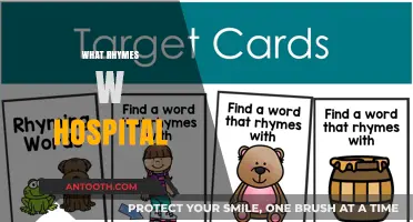 Exploring Rhymes: Words That Harmonize with 'Hospital