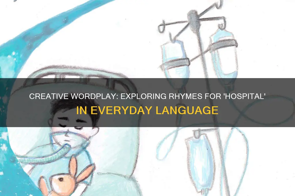 what rhymes with hospital